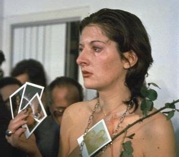 Marina Abramović, “Rhythm 0,” 1974 | Marina abramovic, Performance ...