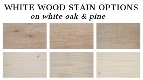 White Wood Stain Options | How to Whitewash Wood with Stain | White wood stain, Staining wood ...