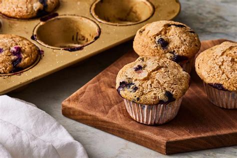 High-Protein Lemon Blueberry Muffins