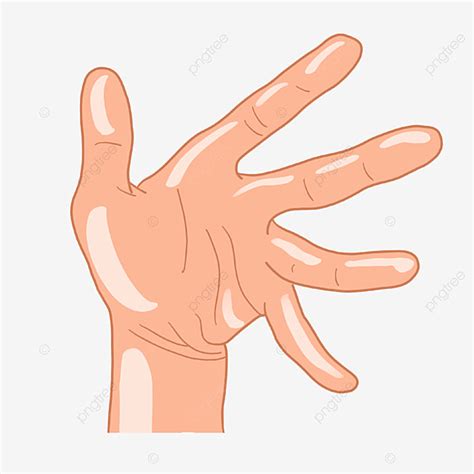 Five Finger Hd Transparent, Cartoon Five Finger Gesture Pose, Five Fingers Apart, Gestures ...