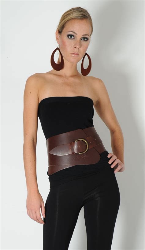 Wide Brown Belt -love this belt | Fashion, Corset belt, Wide leather belt