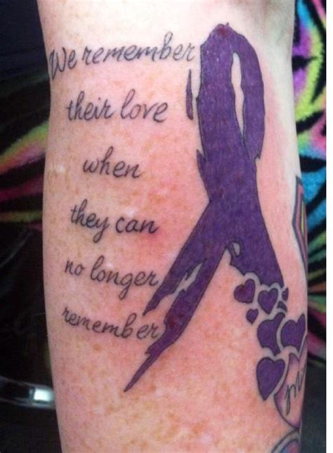 Dementia Awareness Tattoo