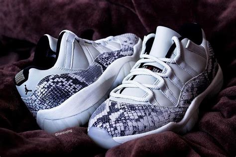 A Closer Look at the Air Jordan 11 Low 'Snakeskin' - Sneaker Freaker