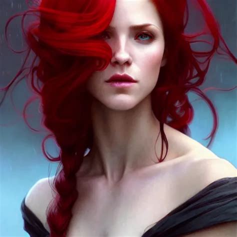 long fancy red hair rogue, portrait, gentle, solemn | Stable Diffusion | OpenArt