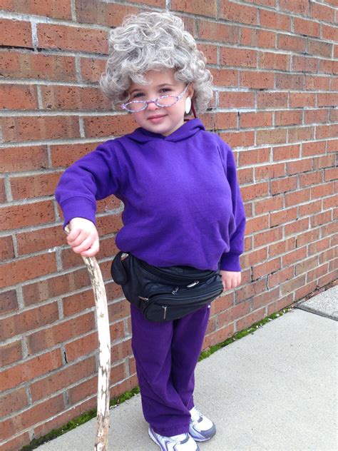 Old lady costume … | Old lady costume, Kids old lady costume, Old lady clothes