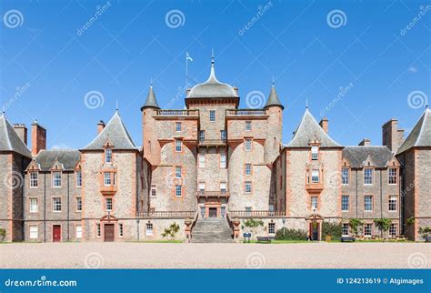 Thirlestane Castle in Lauder, Scotland Editorial Stock Image - Image of history, europe: 124213619