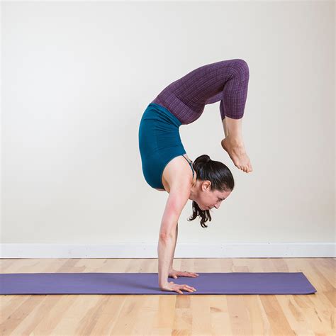 Handstand Scorpion | 25 Amazing Yoga Poses Most People Wouldn't Dream of Trying | POPSUGAR Fitness