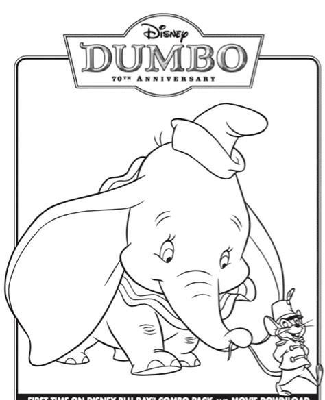 Free Dumbo Printable Coloring Pages, Games and Activity Sheets - Classy Mommy