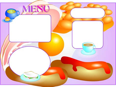 Cafe Menu Template Free Stock Photo - Public Domain Pictures