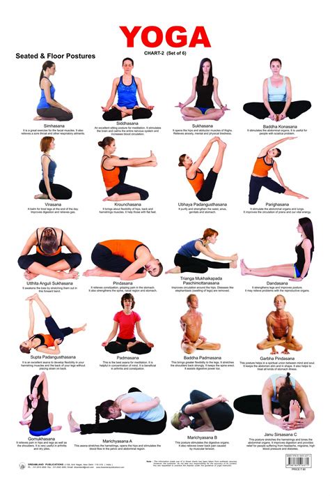 animal yoga poses printable | Yoga chart, Yoga routine, Seated yoga poses