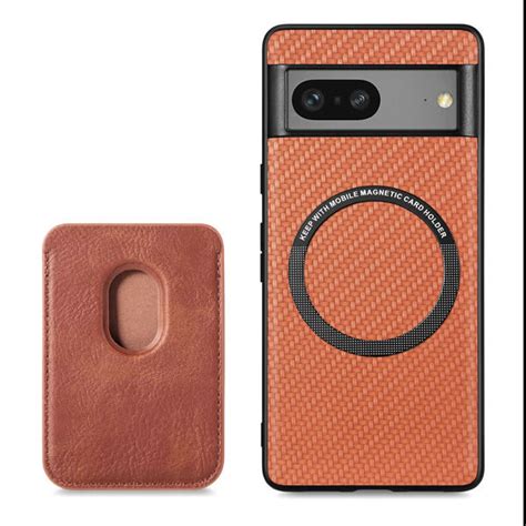 Google Pixel 7A Woven Textured Leather Case with RFID Blocking Magnetic ...