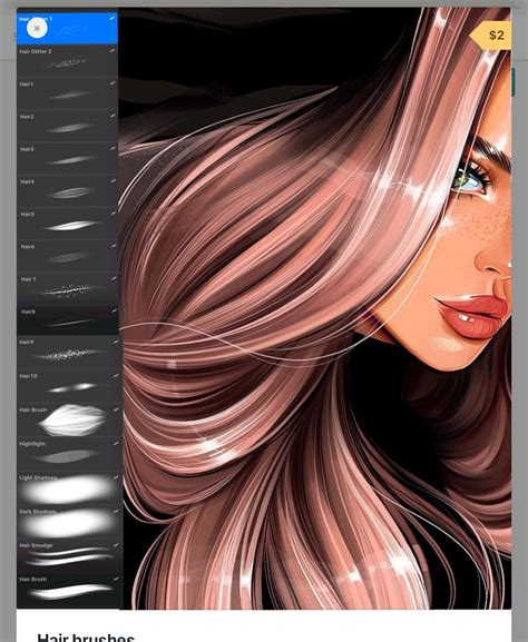 How To Draw Hair On Procreate at Drawing Tutorials