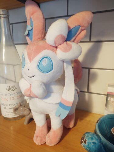 Pokemon Center - Sylveon Plushie - Eevee - Pokemon Center Plushie w/Tag 2021 | #4562255579