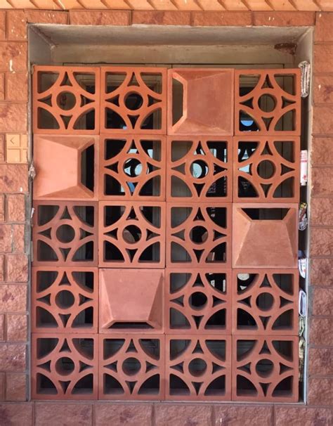 Terracotta Clay Jali Partition Wall Cladding Facade Surya, 50% OFF