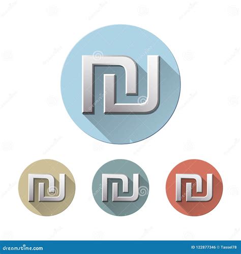 Israeli Shekel Currency Symbol Stock Vector - Illustration of isolated, payment: 122877346