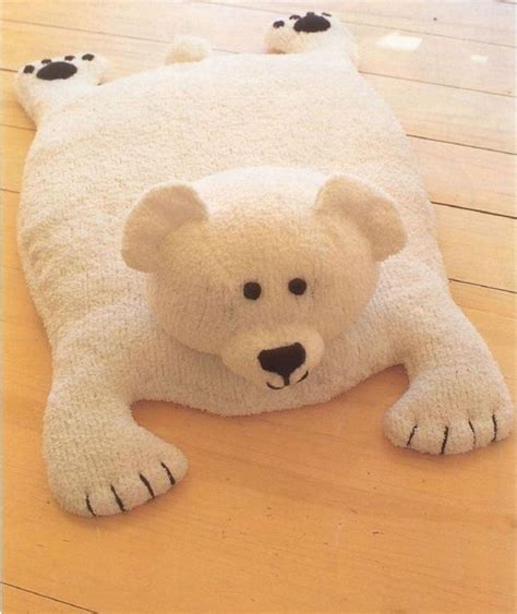 PDF Vintage Polar Bear Rug Knitting Pattern Vintage Retro | Etsy