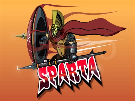 Sparta mascot logo by plszhao on Newgrounds