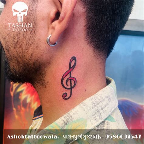 Update 67+ music tattoo on neck best - in.coedo.com.vn