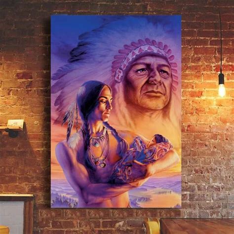 Native American, Native Poster, Family Poster - FridayStuff