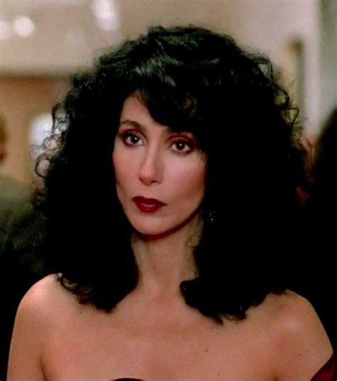 I stumbled on “Moonstruck” on TV tonight and Cher’s hair is majestic ...