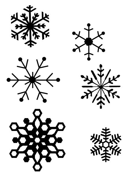 Simple Snowflake Drawing at GetDrawings | Free download