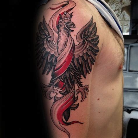 Polish Flag With Eagle Male Arm Tattoo Designs | Polish tattoos, Polish eagle tattoo, Tattoo ...