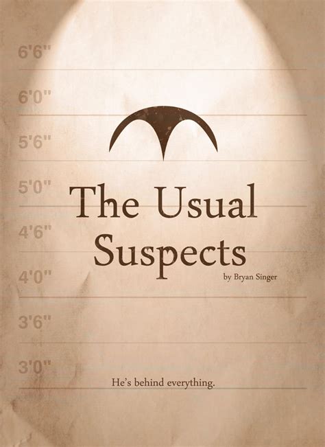 The Usual Suspects Poster by premedito on DeviantArt