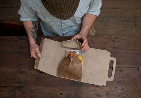 Leather Lunch Tote – Wood&Faulk