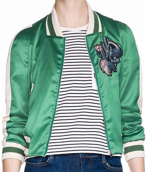 Kristen Bell The Good Place Varsity Jacket | Eleanor's Green Jacket