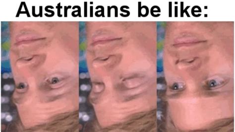 upside down face meme
