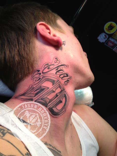 Myles Neck Tattoo: Fear GOD Devotional Tattoo #jason #doherty #tattoo #tattoos #neotraditional # ...