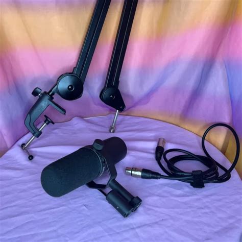 SHURE SM7B CARDIOID Dynamic Vocal Microphone,Innogear Microphone Arm Stand,Cable $200.00 - PicClick