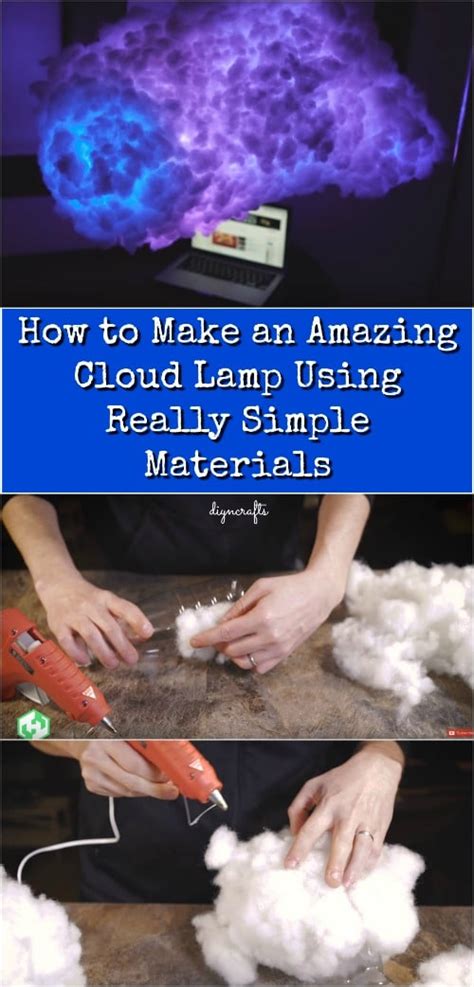 How to Make an Amazing Cloud Lamp Using Really Simple Materials - DIY ...