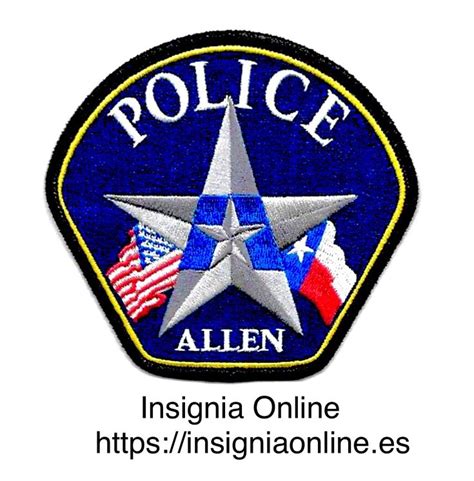 Allen police patch;https://insigniaonline.es - 2021