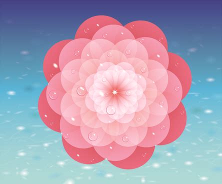 Jenni Whimsical Pink Flower clip art Free vector in Open office drawing svg ( .svg ) vector ...