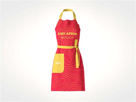 Free Chef Kitchen Apron Mockup (PSD)