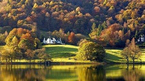 HD wallpaper: Cumbria England Grasmere Lake Nature Lakes HD Art, Lake District | Wallpaper Flare