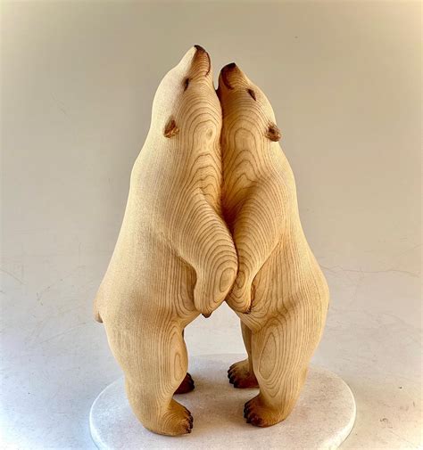 Elegant Animals Commune and Contemplate in Hand-Carved Wooden Sculptures by Nikichi – iLuxia™