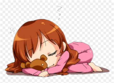 Transparent Anime Baby Png - Anime Girl Sleeping Png, Png Download - vhv