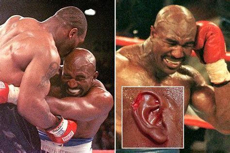 Mike Tyson reveals he gave Evander Holyfield his ear back after biting it off in legendary fight ...