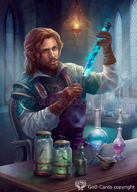 Alchemist- by Vasylina on DeviantArt | Fantasy wizard, Fantasy portraits, Fantasy artwork