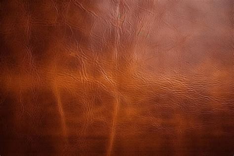 Premium AI Image | Old Brown Genuine Leather Texture Background