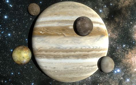 Jupiter and Galilean Moons by Shroomworks on DeviantArt