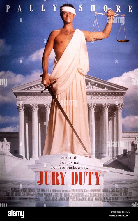 JURY DUTY, U.S. poster, Pauly Shore, 1995. ©TriStar Pictures/courtesy ...