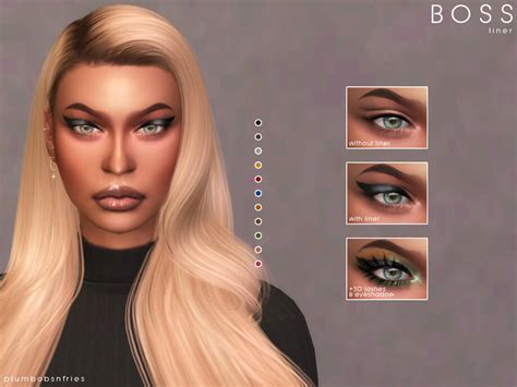 Sims 4 BOSS liner by Plumbobs n Fries | The Sims Book