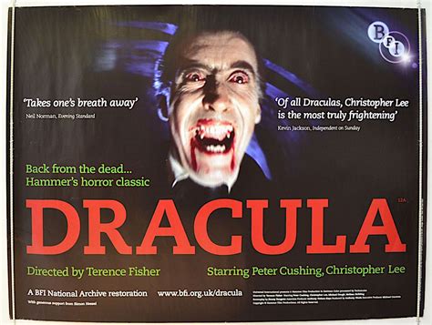 The Horror of Dracula (1958) | Horror movie posters, Horror pictures, Horror