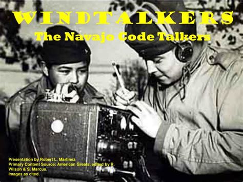 PPT - Windtalkers The Navajo Code Talkers PowerPoint Presentation, free ...