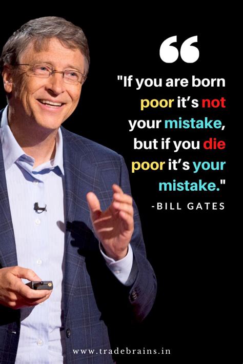 Motivational Quotes by Bill Gates! | Bill gates quotes, Business inspiration quotes, Investment ...