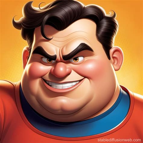 Chubby Pixar Character Flyer | Stable Diffusion Online