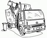 Garbage Truck Coloring Pages Free  Home sketch template